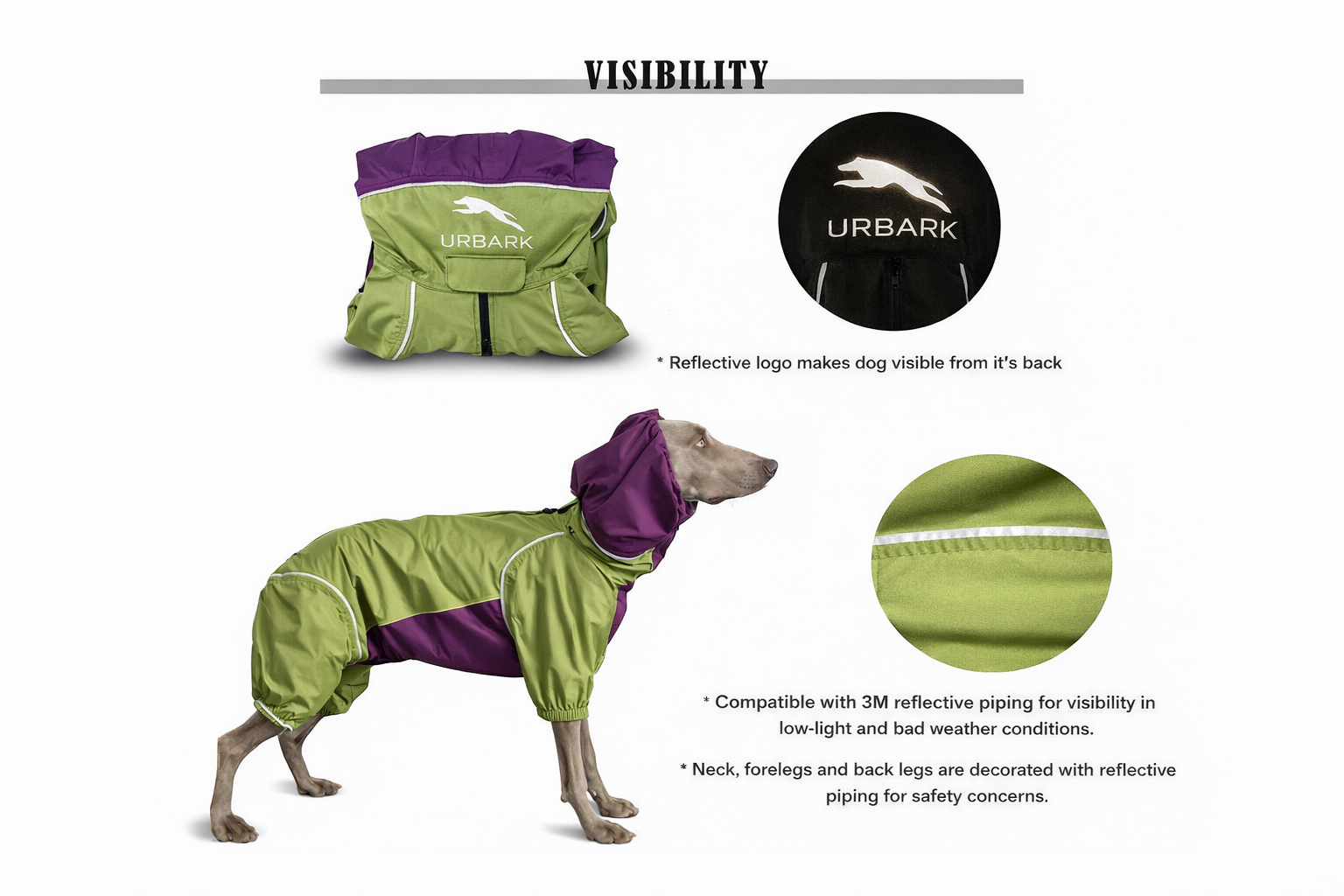 Waterproof Dog Jacket with Legs - Avocado Green - Image 3