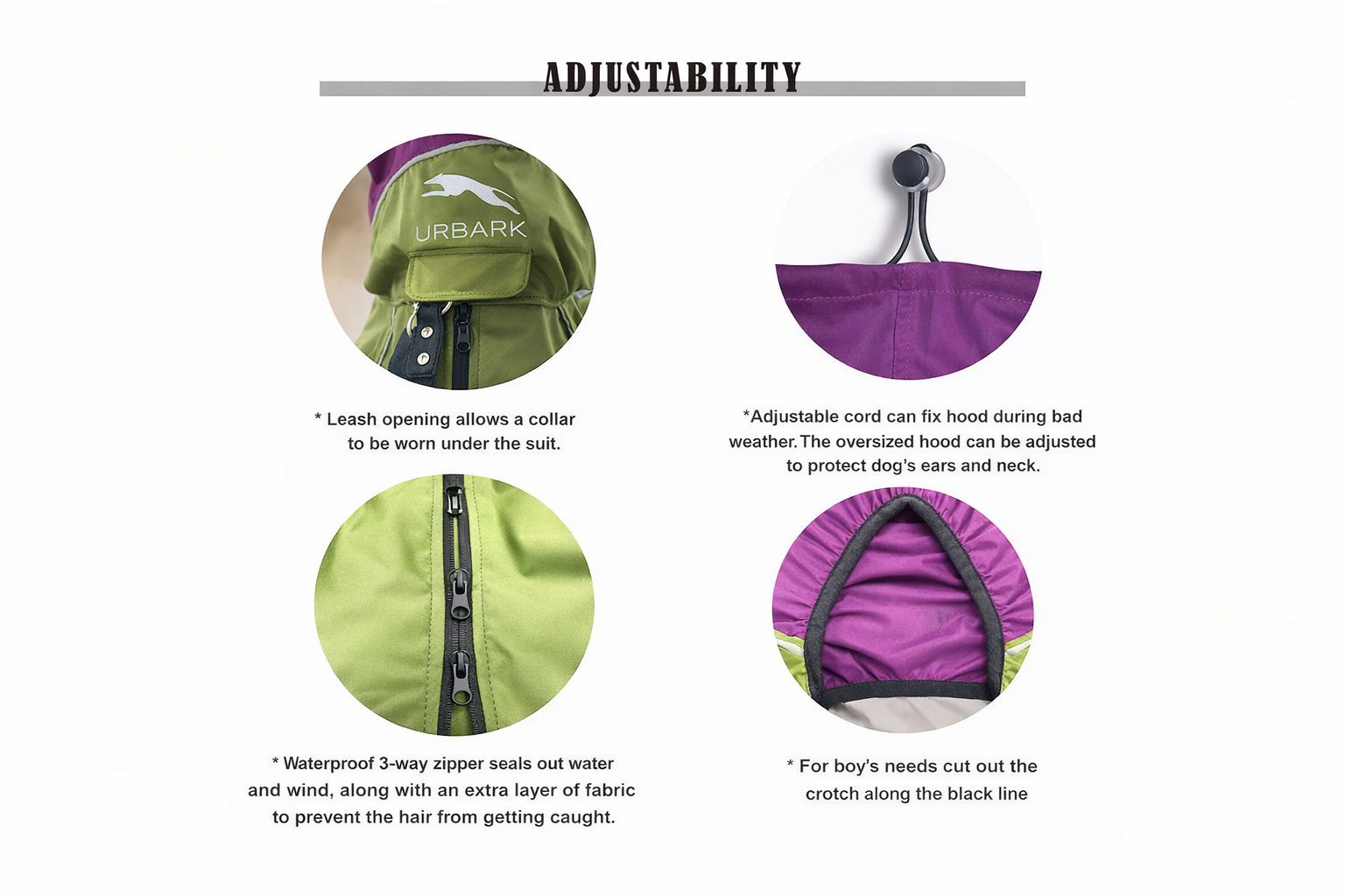 Waterproof Dog Jacket with Legs - Avocado Green - Image 5