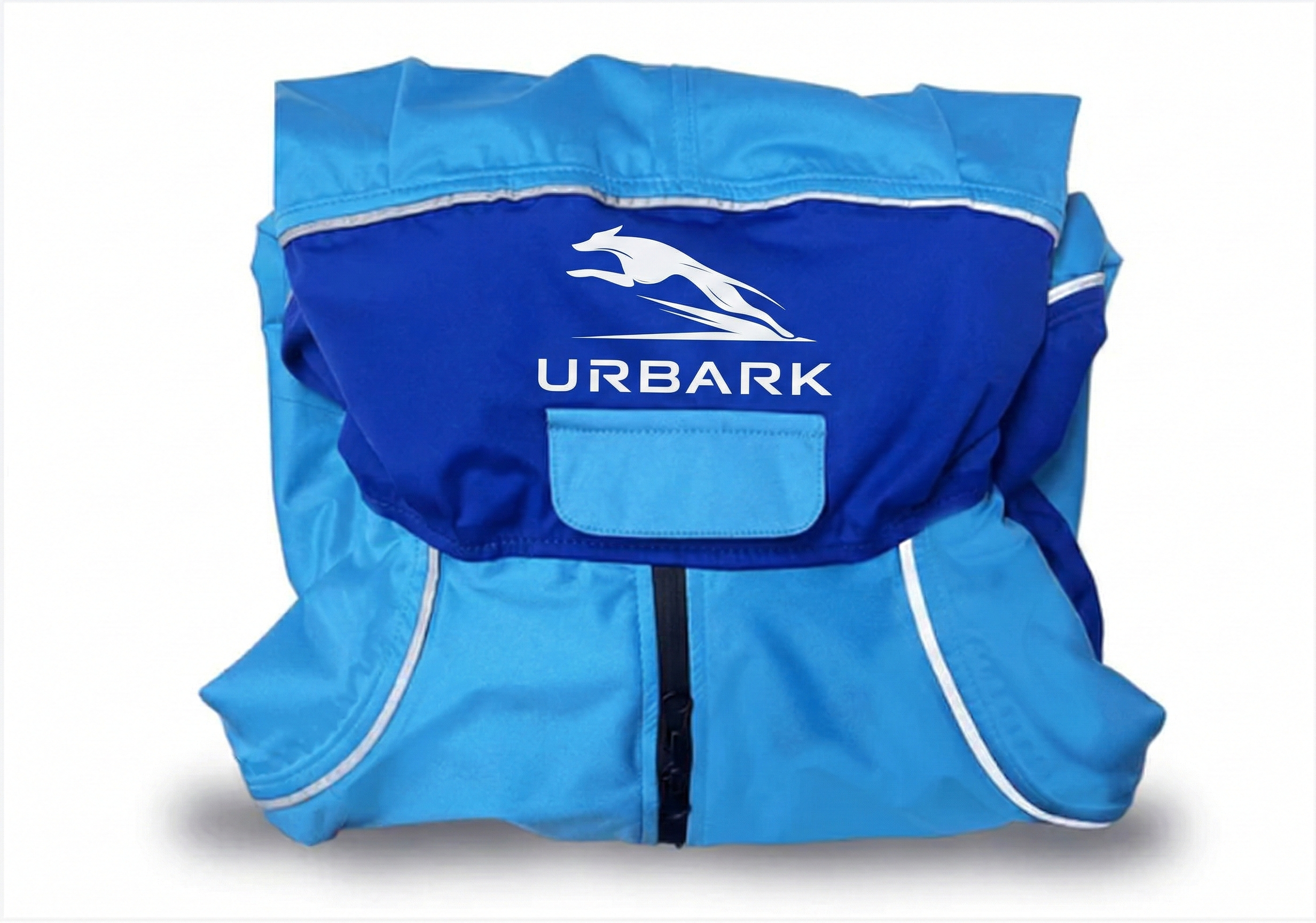 Dog Breathable Raincoat with Legs - Waterproof Hooded Raincoat (Sky Blue) - Image 5