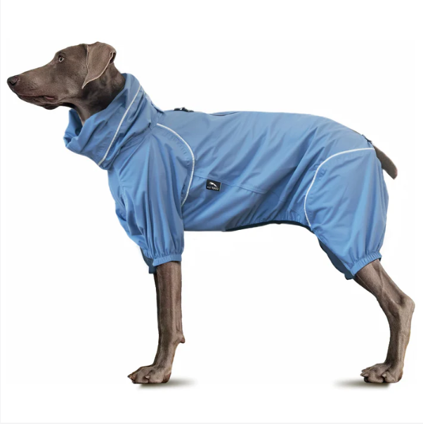 Dog Breathable Raincoat With Legs -Silence of Mist