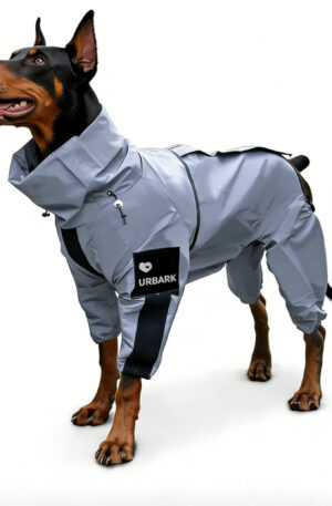 URBARK reflective light windbreaker for dogs