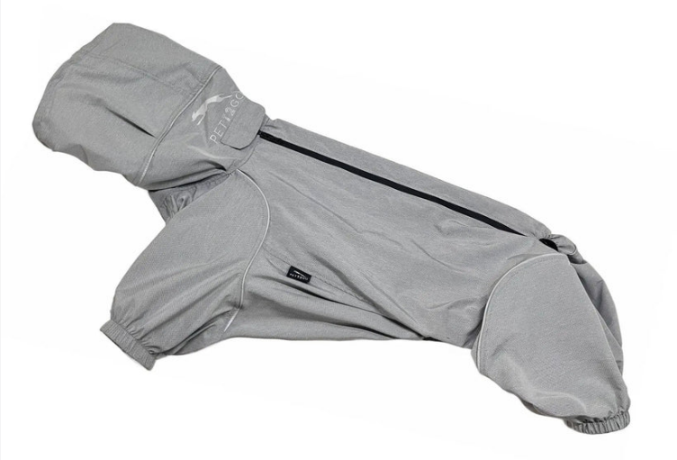 Lightweight Dog Windbreaker for Outdoor Adventures-Grey - Image 3